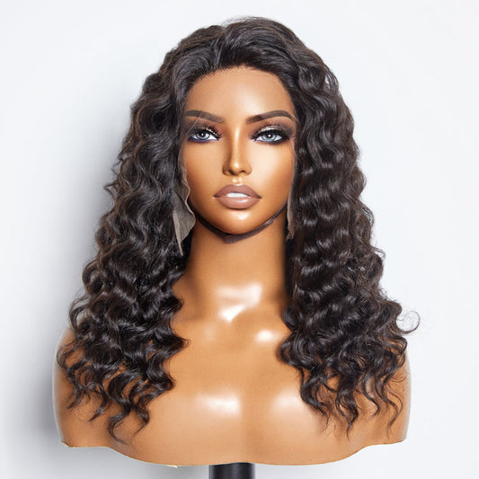 Rawthemtic Loose Deep Glueless Lace Wig – 13x4, 150% Density, Pre-Bleached