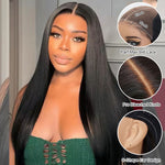 Rawthemtic Ready To Wear M-Cap 9x6 Pre Max Part Max Lace Staright Glueless Wigs