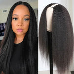 Rawthentic Full And Thick Kinky Straight U Part Wig Glueless Human Hair Wigs