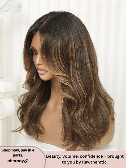 Judith Brown Highlights Face-Framing Waves Wig
