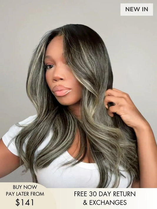 Hattie Ash Blonde Highlights Glueless Wig
