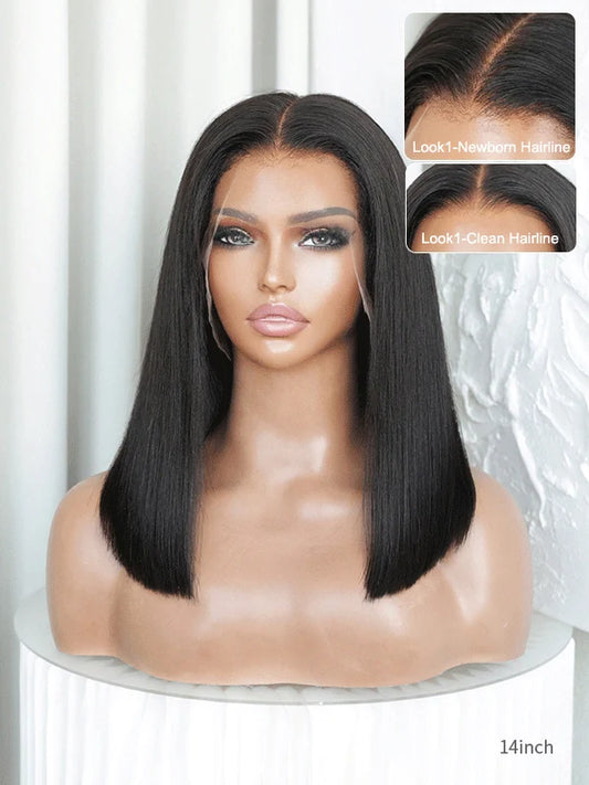 Savannah Bob Wig Look Real Pre-Plucked Pre-Bleached