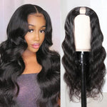 Rawthentic U Part Wig Body Wave Human Hair Afforable Glueless Wigs 100% Human Hair Super Soft