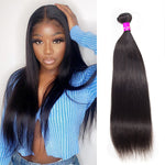 Rawthentic Brazilian Straight Hair 1 Bundle Remy Hair Weft Weave Extension